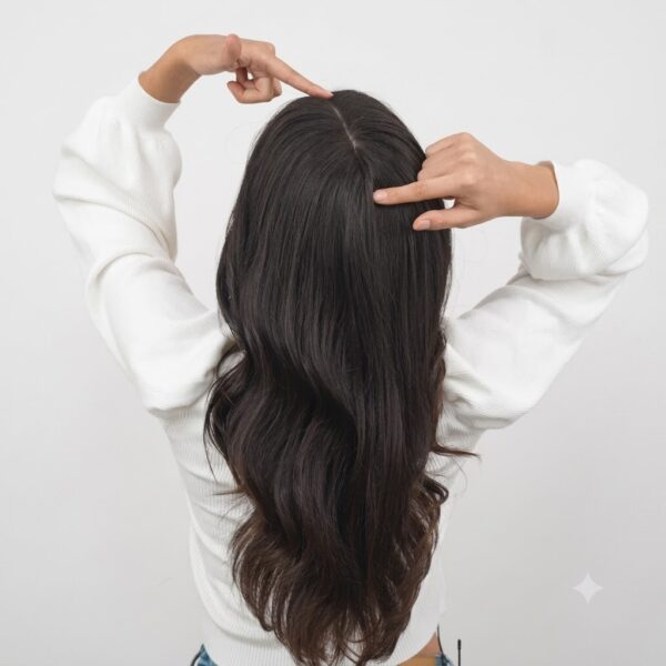 Volume topper – Silk Base 3×5 Hair Topper