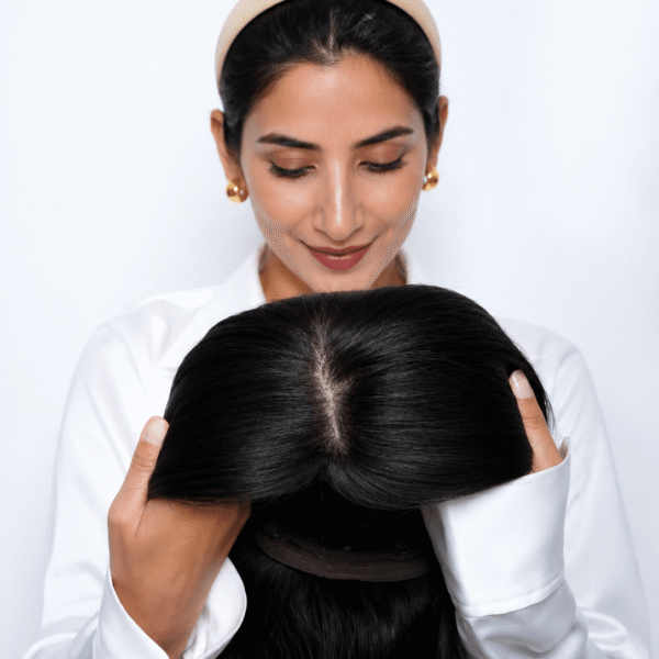 Full Head Wig – Silk Base – Human Hair